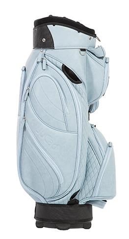 JuCad Style cart bag, bright blue/leather optic