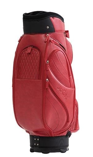 JuCad Style cart bag, red/leather optic