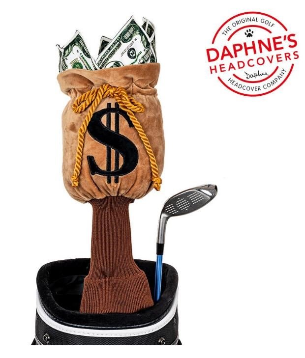 Daphne's Headcovers Money Bag Driver Headcover
