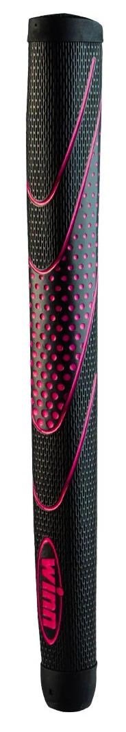 Winn Excel 2024 Medallist Putter grip, STANDARD Pistol, black/pink