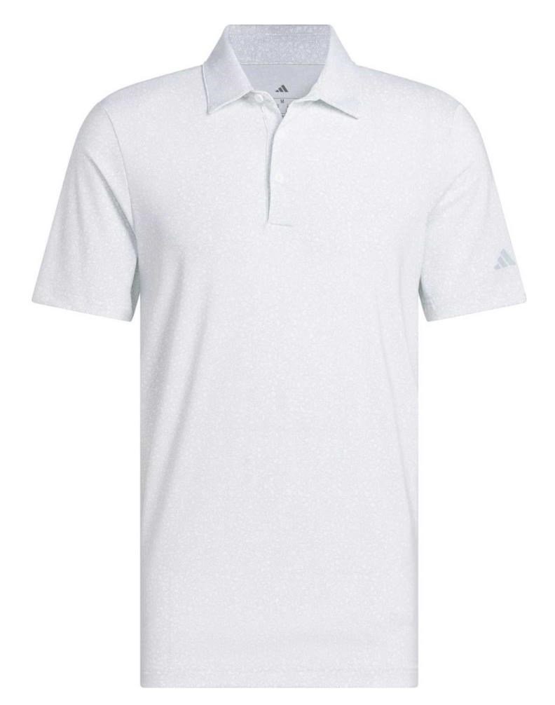 Adidas Ultimate365 Mini Bunker men's polo, white