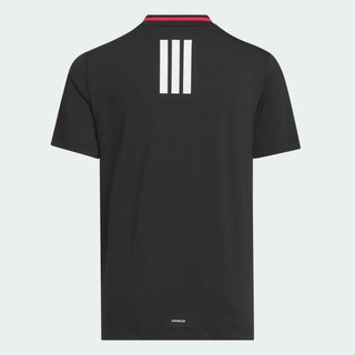 Adidas Sport Collar boys polo, black