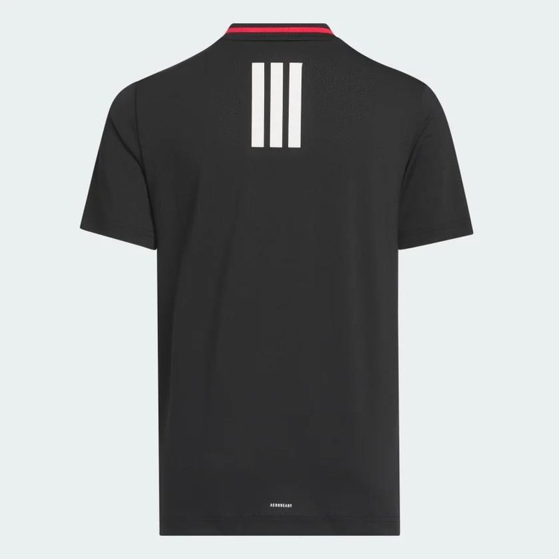 Adidas Sport Collar boys polo, black