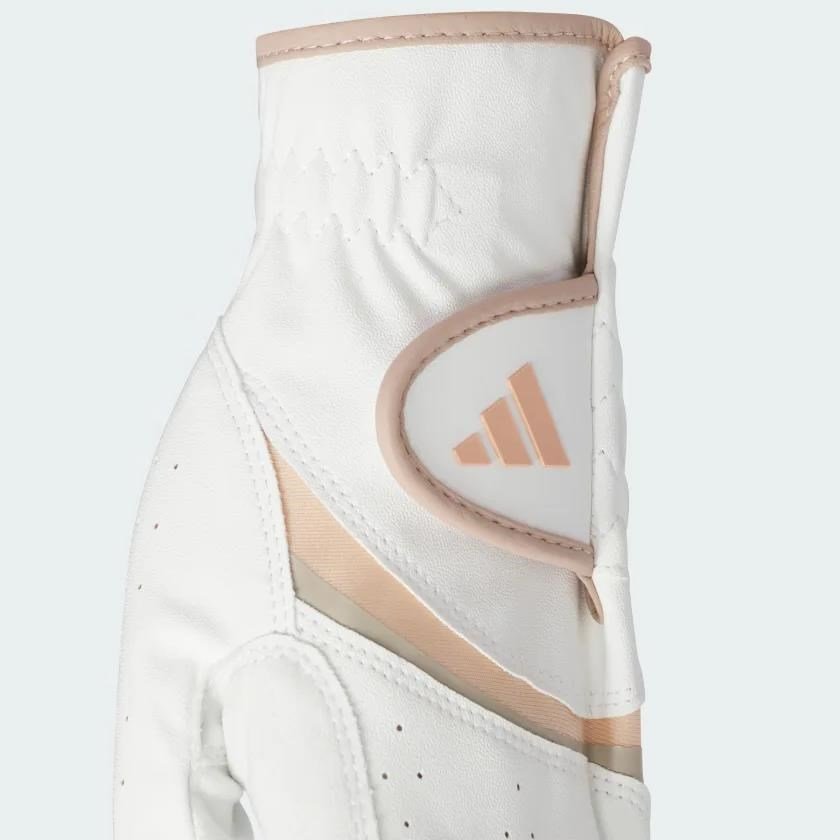 Adidas Adizero Ladies Golf Glove, White/Wonder Taupe