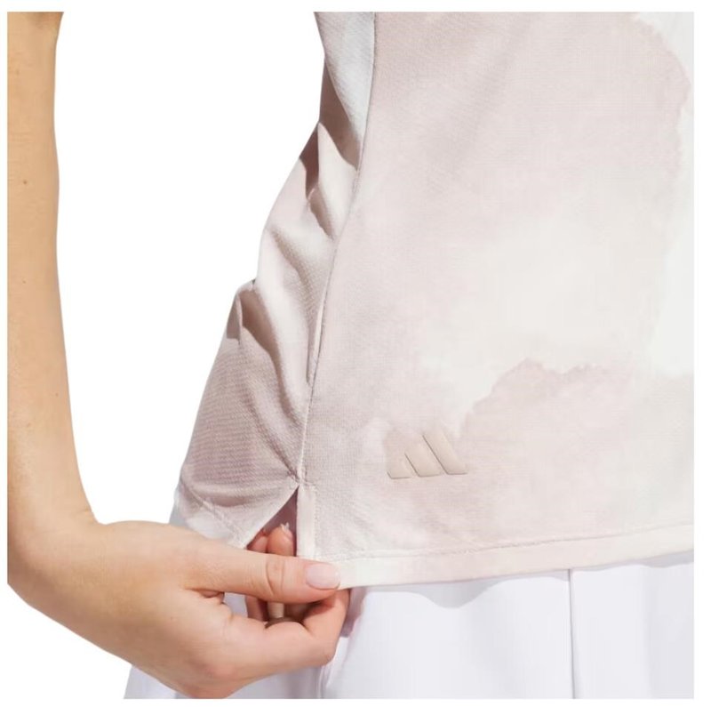 Adidas Ultimate365 Tour women's polo, wonder taupe