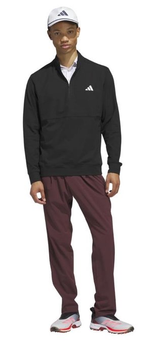 Adidas Tour 1/4-zip men's sweatshirt, black