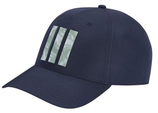 Adidas Tour Three Stripes Print men's cap, black/putty beige/collegiate navy