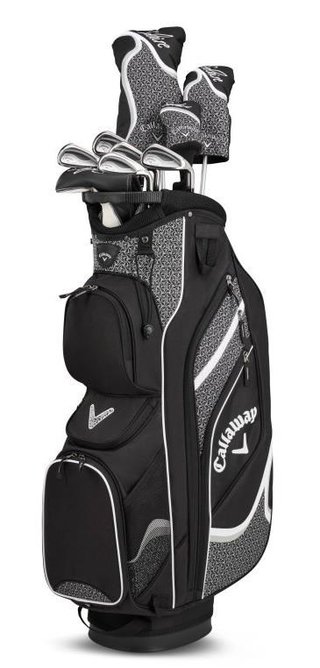 Callaway Solaire 10PC women's golf set, graphite, BLACK
