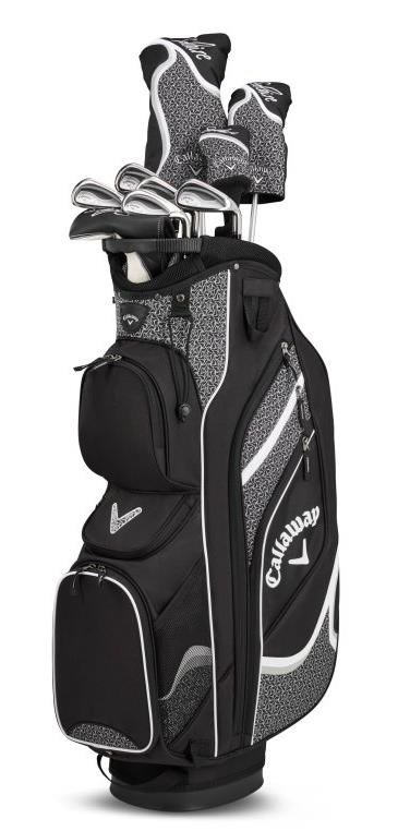 Callaway Solaire 10PC women's golf set, graphite, BLACK