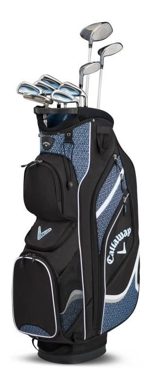 Callaway Solaire 10PC women's golf set, graphite, light blue