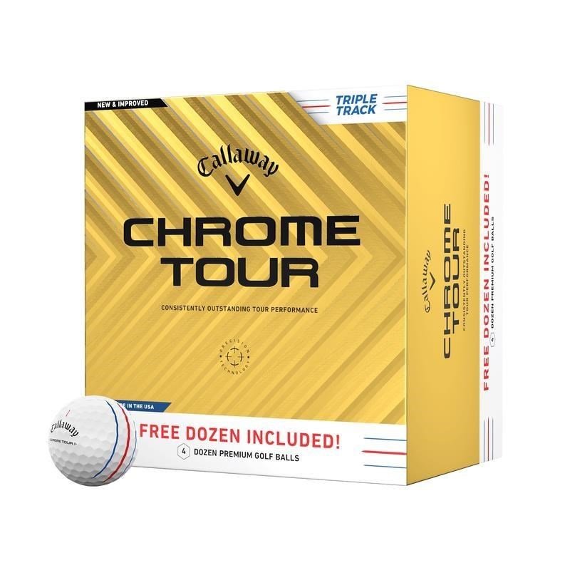 Callaway Chrome Tour Triple Track golf balls 2024 (4 dozens, 48 balls)