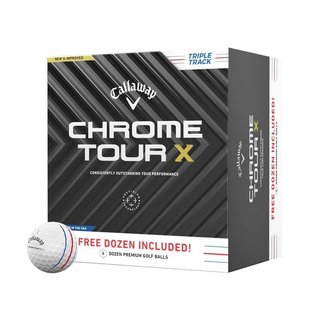 Callaway Chrome Tour X Triple Track golf balls 2024 (48 balls, 4 dozens)