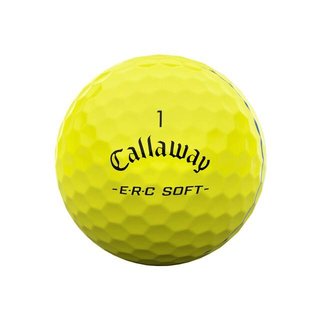 Callaway ERC Soft Triple Track golf balls, yellow
