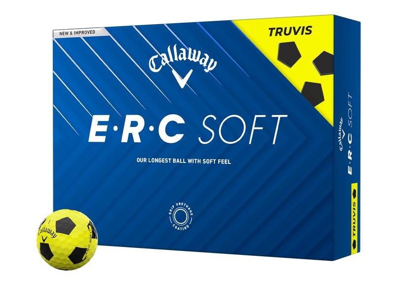 Callaway ERC Soft Truvis golf balls, yellow