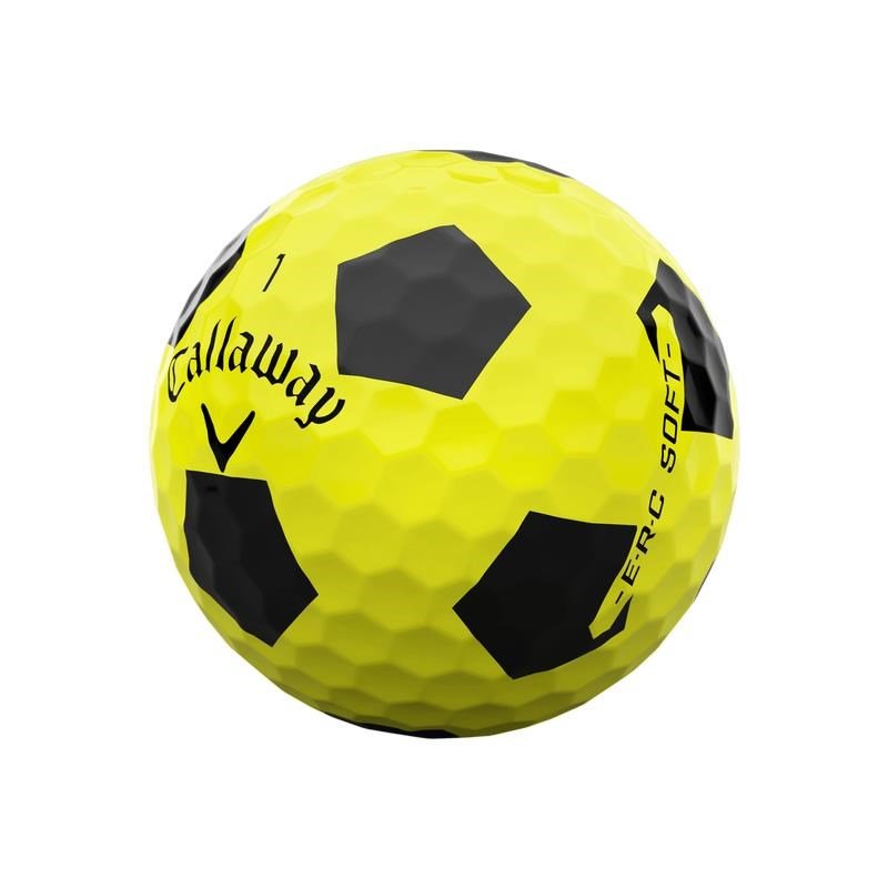 Callaway ERC Soft Truvis golf balls, yellow
