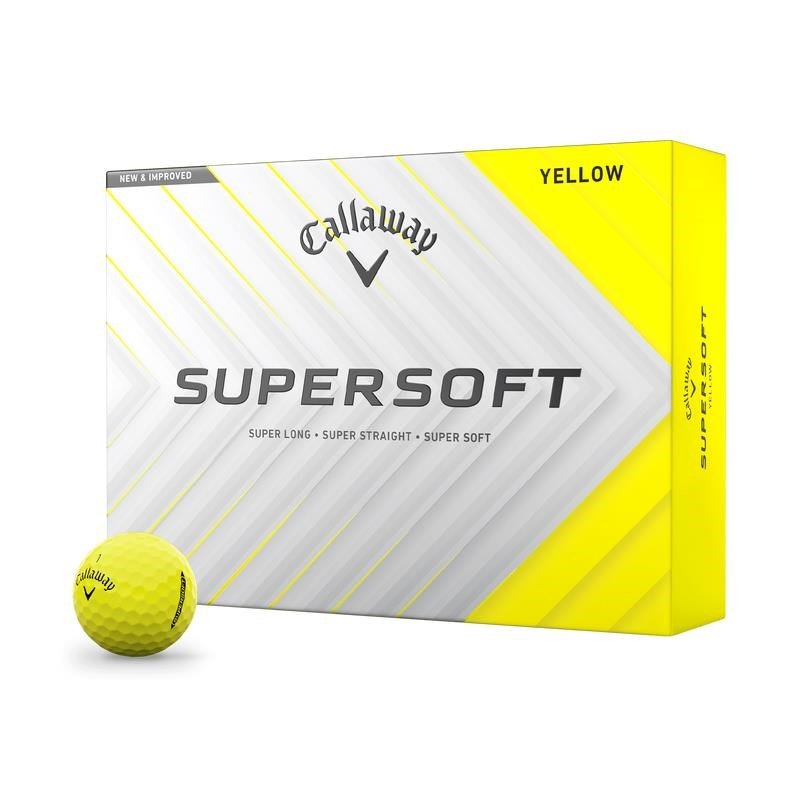 Callaway Supersoft golf balls (12 balls), yellow