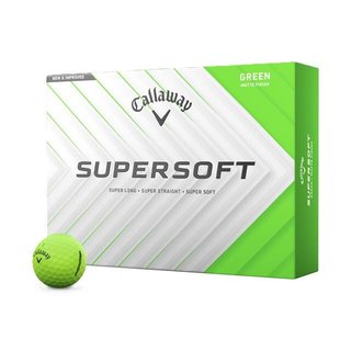Callaway Supersoft Matte golf balls, green