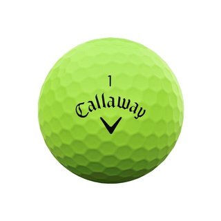 Callaway Supersoft Matte golf balls, green