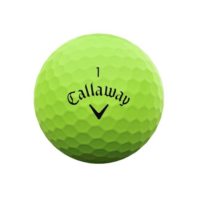 Callaway Supersoft Matte golf balls, green