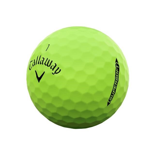 Callaway Supersoft Matte golf balls, green