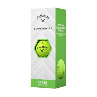 Callaway Supersoft Matte golf balls, green