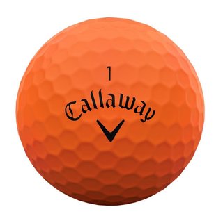 Callaway Supersoft Matte golf balls, orange
