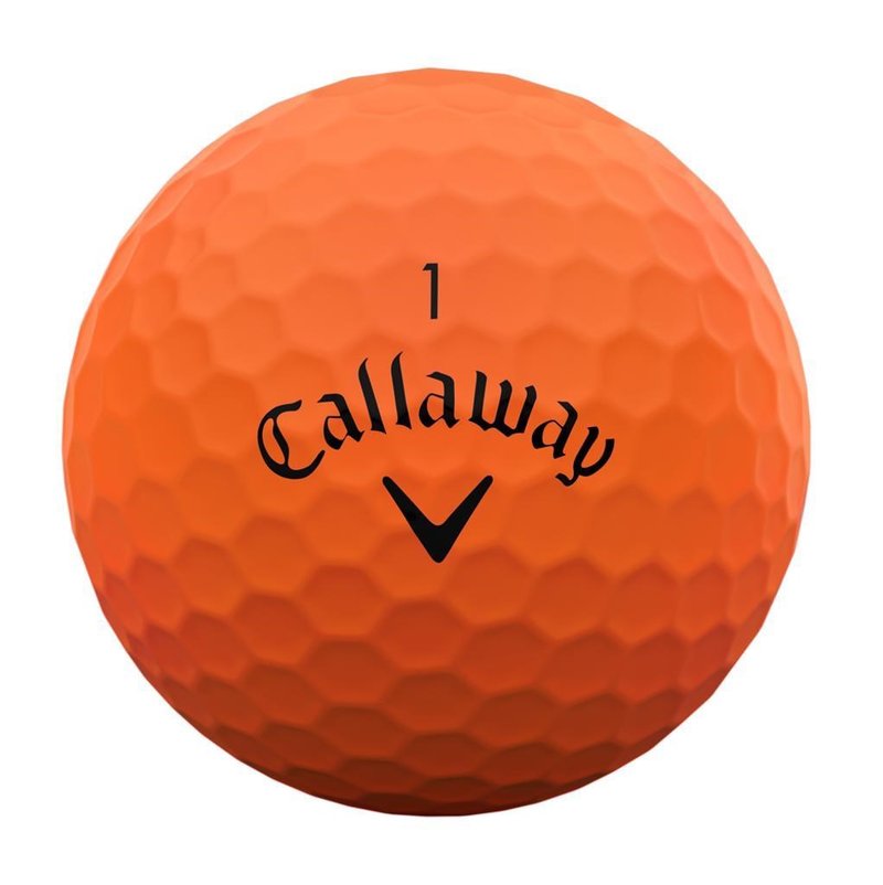 Callaway Supersoft Matte golf balls, orange