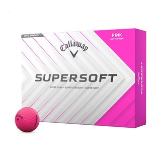 Callaway Supersoft Matte golf balls, pink