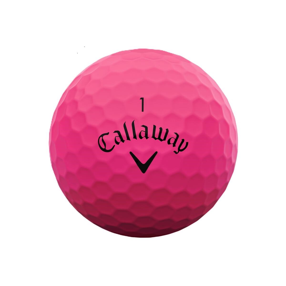 Callaway Supersoft Matte golf balls, pink