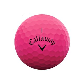 Callaway Supersoft Matte golf balls, pink