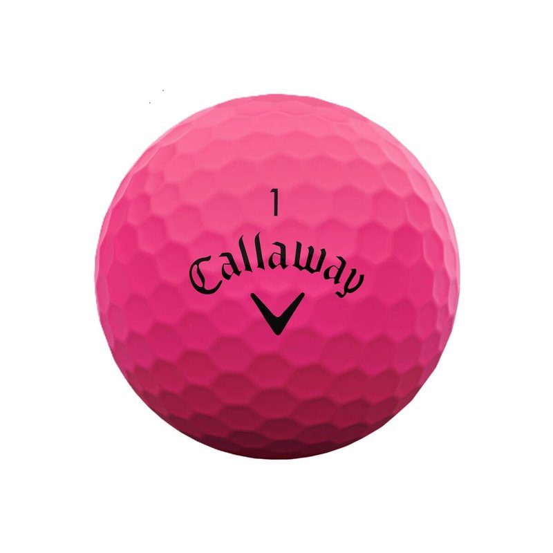 Callaway Supersoft Matte golf balls, pink