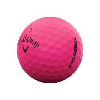 Callaway Supersoft Matte golf balls, pink