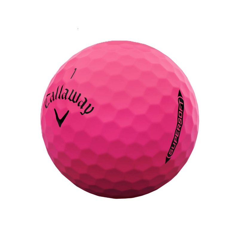 Callaway Supersoft Matte golf balls, pink