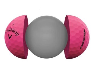 Callaway Supersoft Matte golf balls, pink