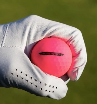 Callaway Supersoft Matte golf balls, pink
