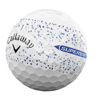 Callaway Supersoft Splatter 360 Blue golf balls