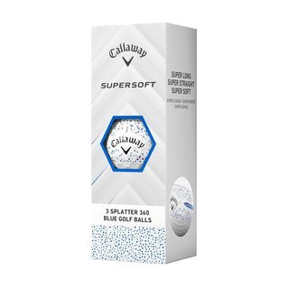 Callaway Supersoft Splatter 360 Blue golf balls