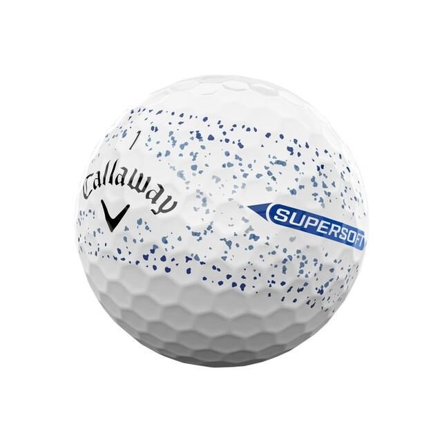 Callaway Supersoft Splatter 360 Blue golf balls