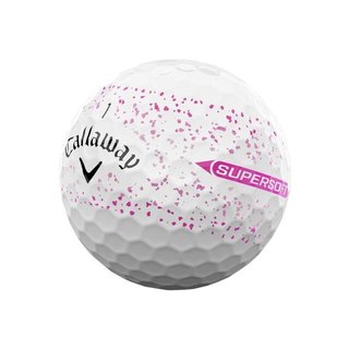 Callaway Supersoft Splatter 360 Pink golf balls