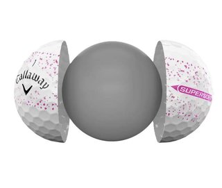 Callaway Supersoft Splatter 360 Pink golf balls
