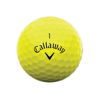Callaway Warbird Distance+ golf balls, yellow