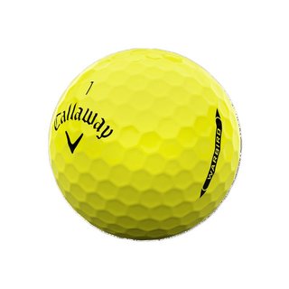 Callaway Warbird Distance+ golf balls, yellow