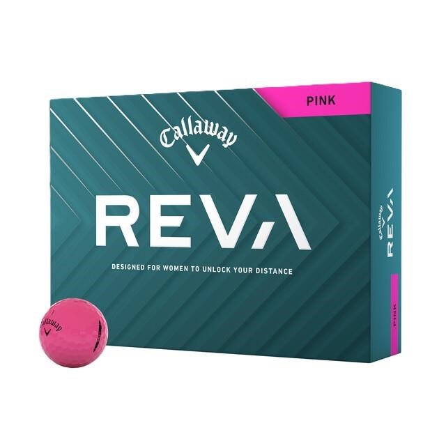Callaway REVA golf balls, pink