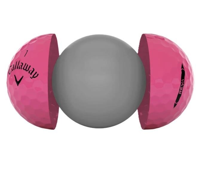 Callaway REVA golf balls, pink