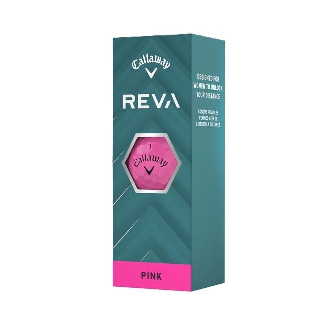 Callaway REVA golf balls, pink