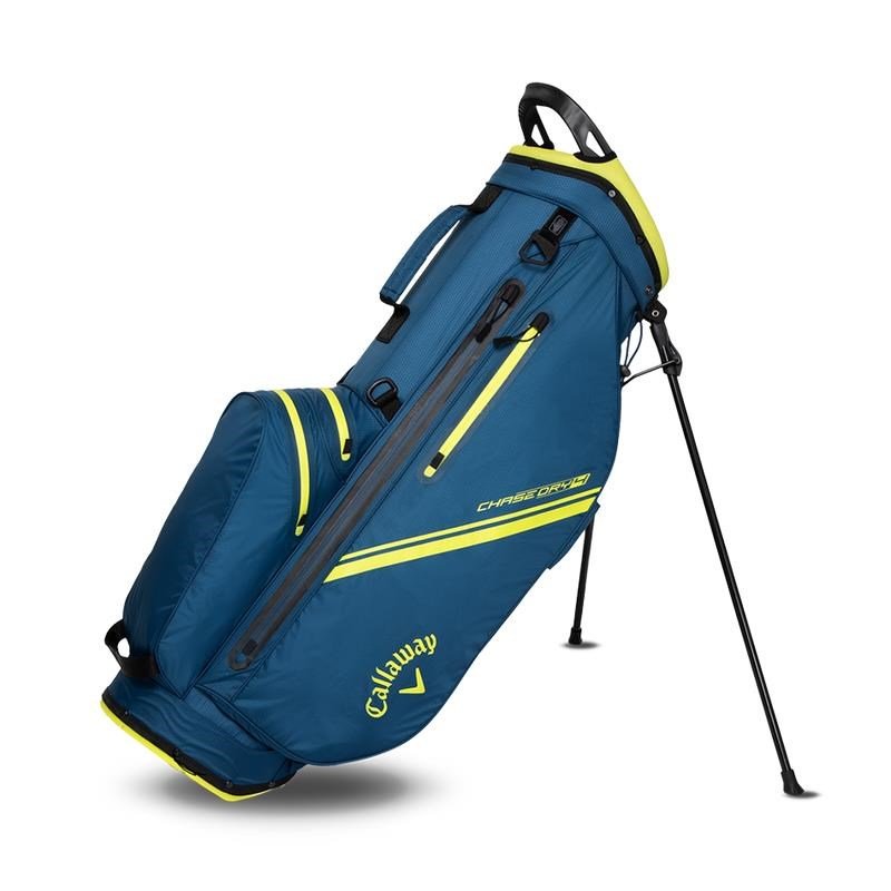 Callaway Chase Dry stand bag, navy/florescent yellow
