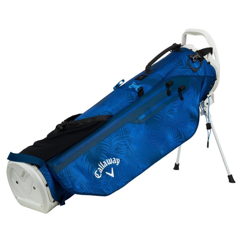 Callaway Par 3 HD Double Strap stand bag, blue palms/light grey