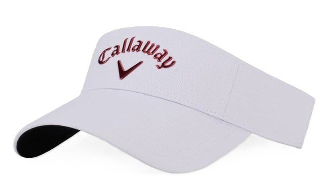 Callaway Liquid metal visor, white/cardinal