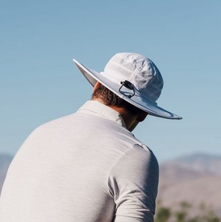 Callaway Sun men's hat, white/black
