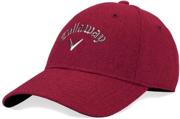 Callaway Liquid Metal Adjustable women's cap, red plum/silver